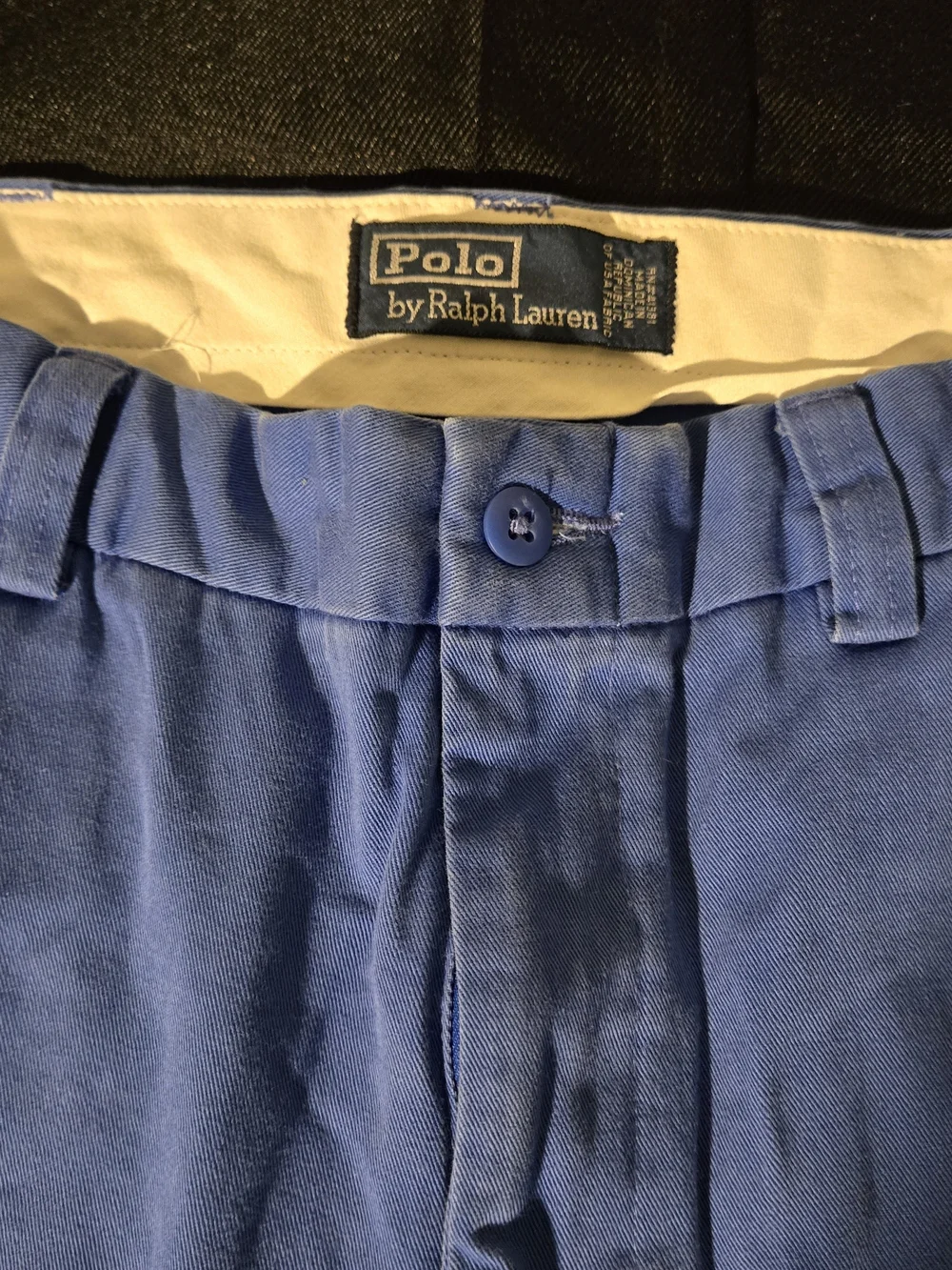 Ralph Lauren Men's Slim Straight Royal Blue Chinos Size 34/32
